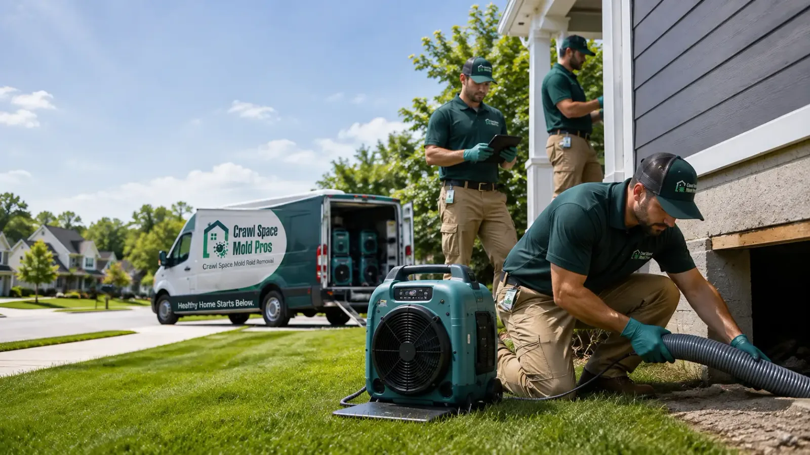 Crawl Space Mold Removal in Little Sioux, IA